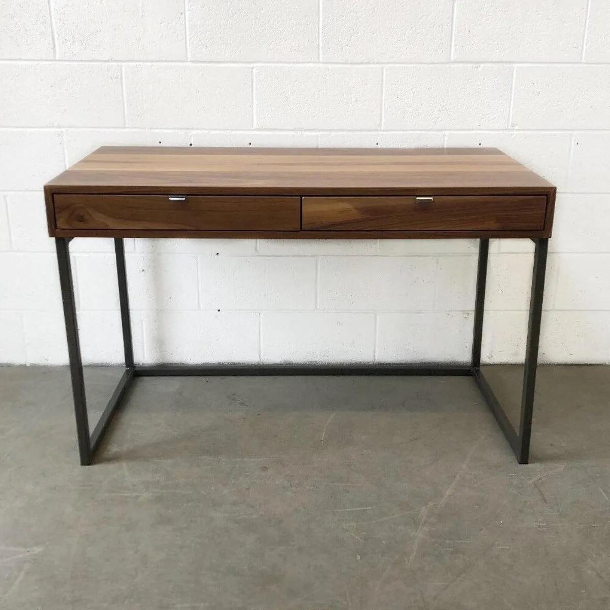 Frasier Walnut Desk With Drawers