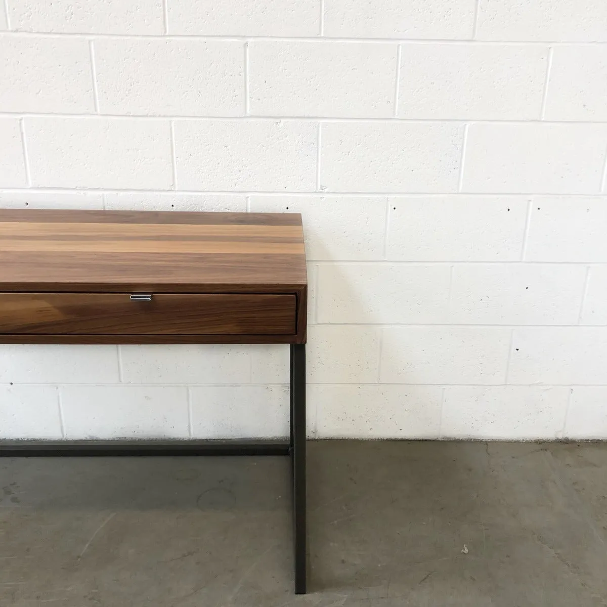 Frasier Walnut Desk With Drawers