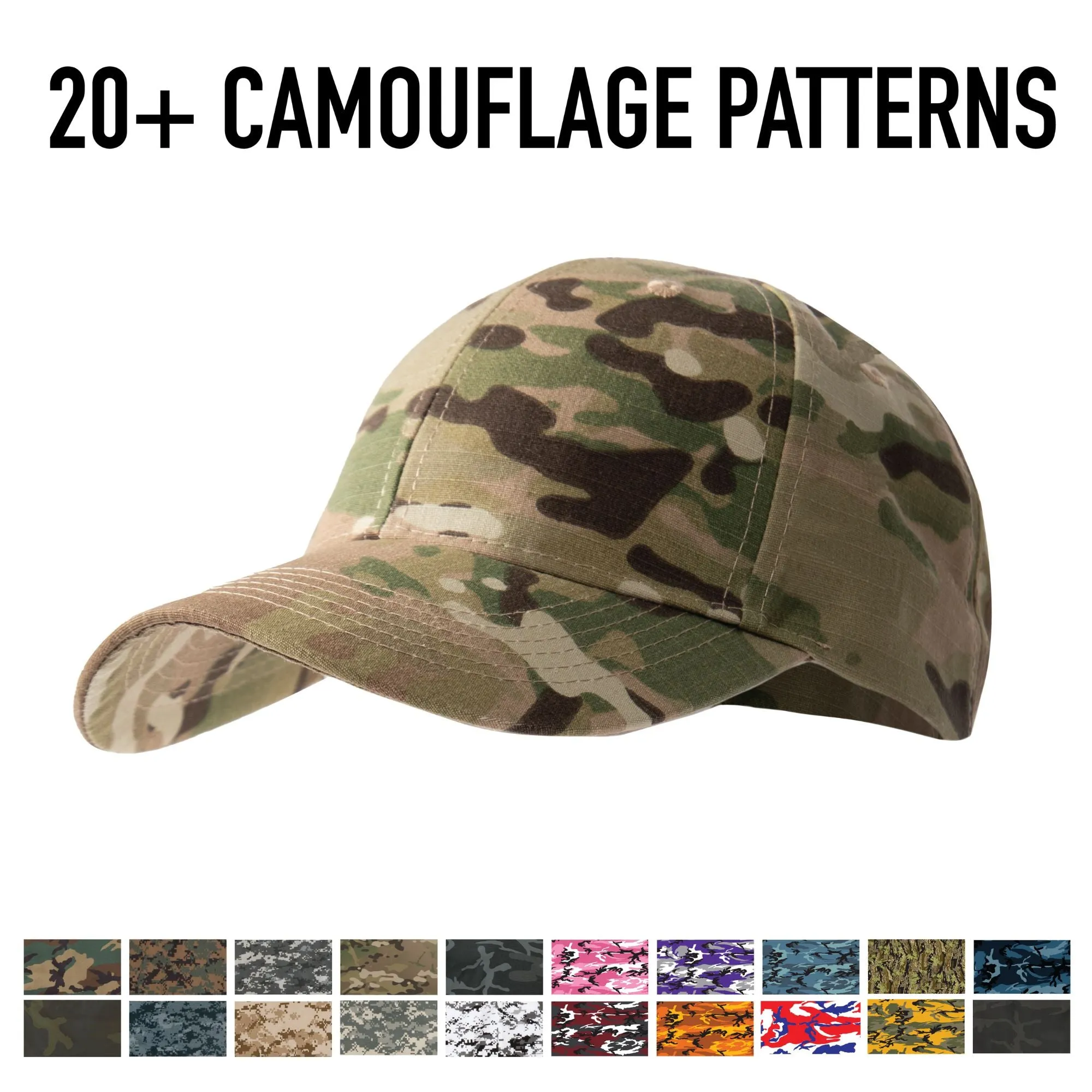 Fred Bear Camo - Military Low Profile Adjustable Baseball Cap