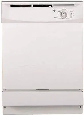 Ge Freestanding 24-Inch Dishwasher' White' 5 Cycles / 2 Options