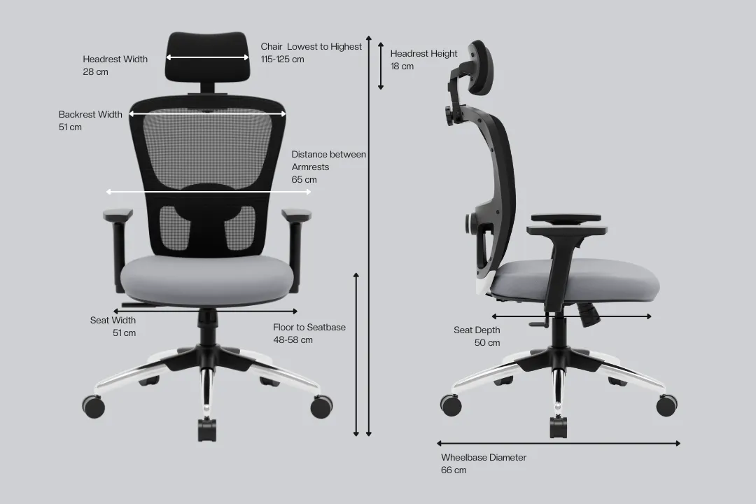 Green Soul Renewed Jupiter Superb High Back Office Chair