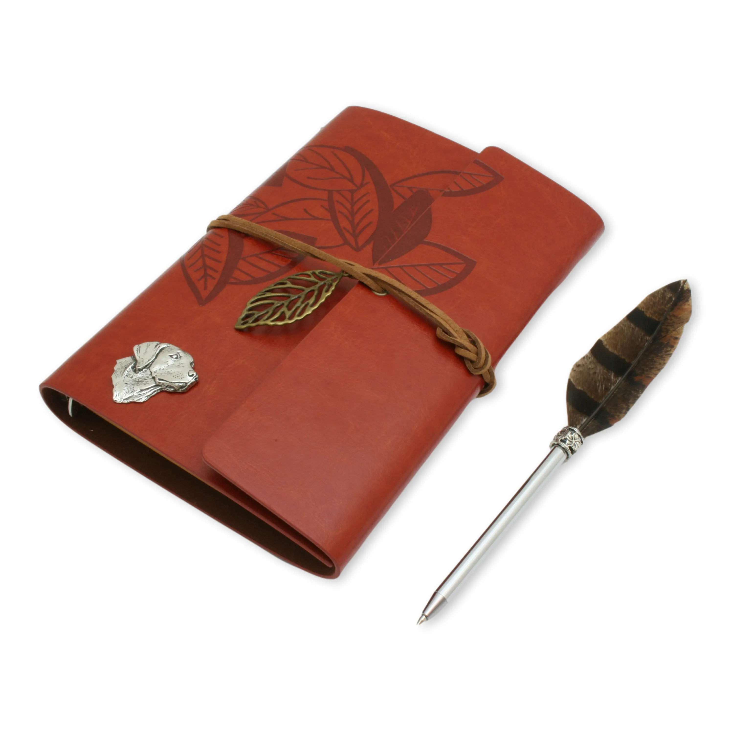 Gundogs Notebook & Quill Pen Set Gift Boxed