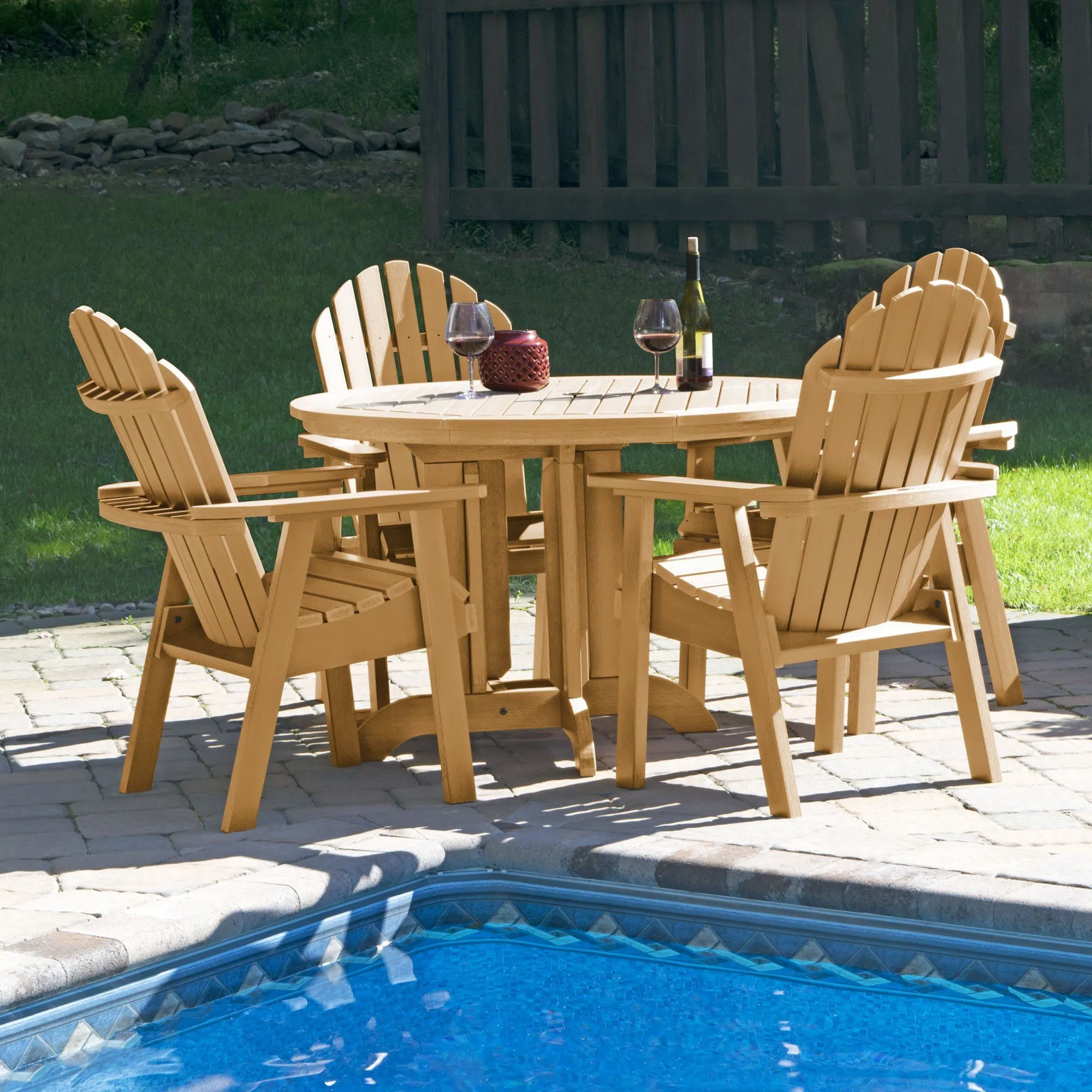 Hamilton 5pc 48in Round Dining Set - Dining Height