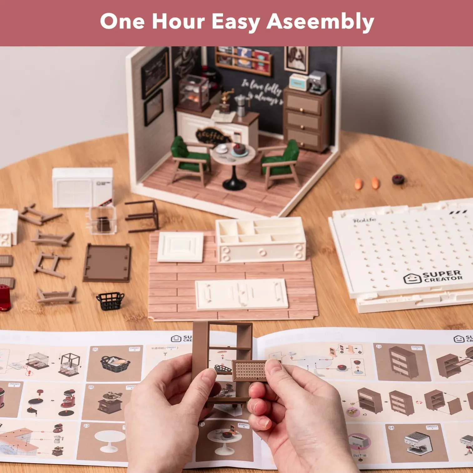 Hands Craft DIY Miniature House Kit:  Daily Inspiration Cafe