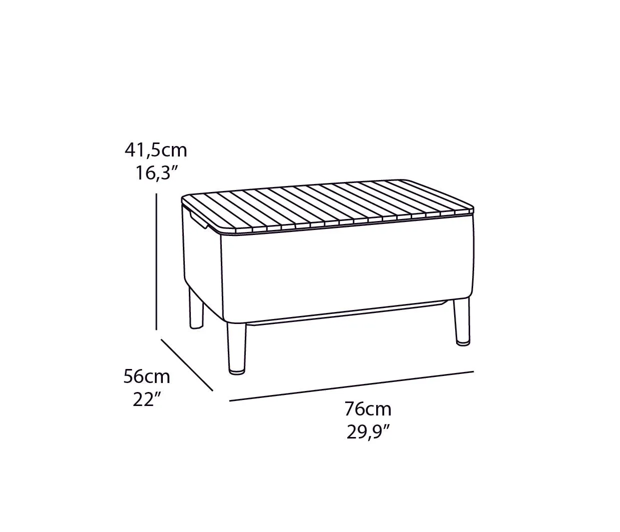 Keter Salemo Balcony Set