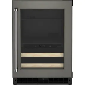 KitchenAid  24" Panel-Ready Beverage Center with Wood-Front Racks (KUBR214KPA)