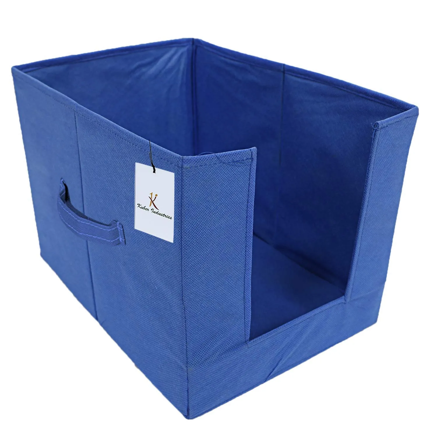 Kuber Industries 6 Pieces Non Woven Shirt Stacker/Shirt Organizer Wardrobe Organizer (Blue)-KUBMART2882