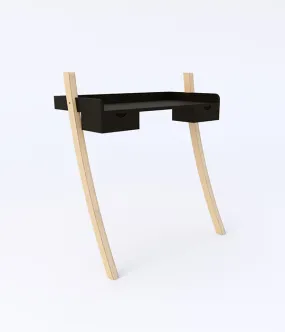 Leaning Desk Mini Drawers - Black