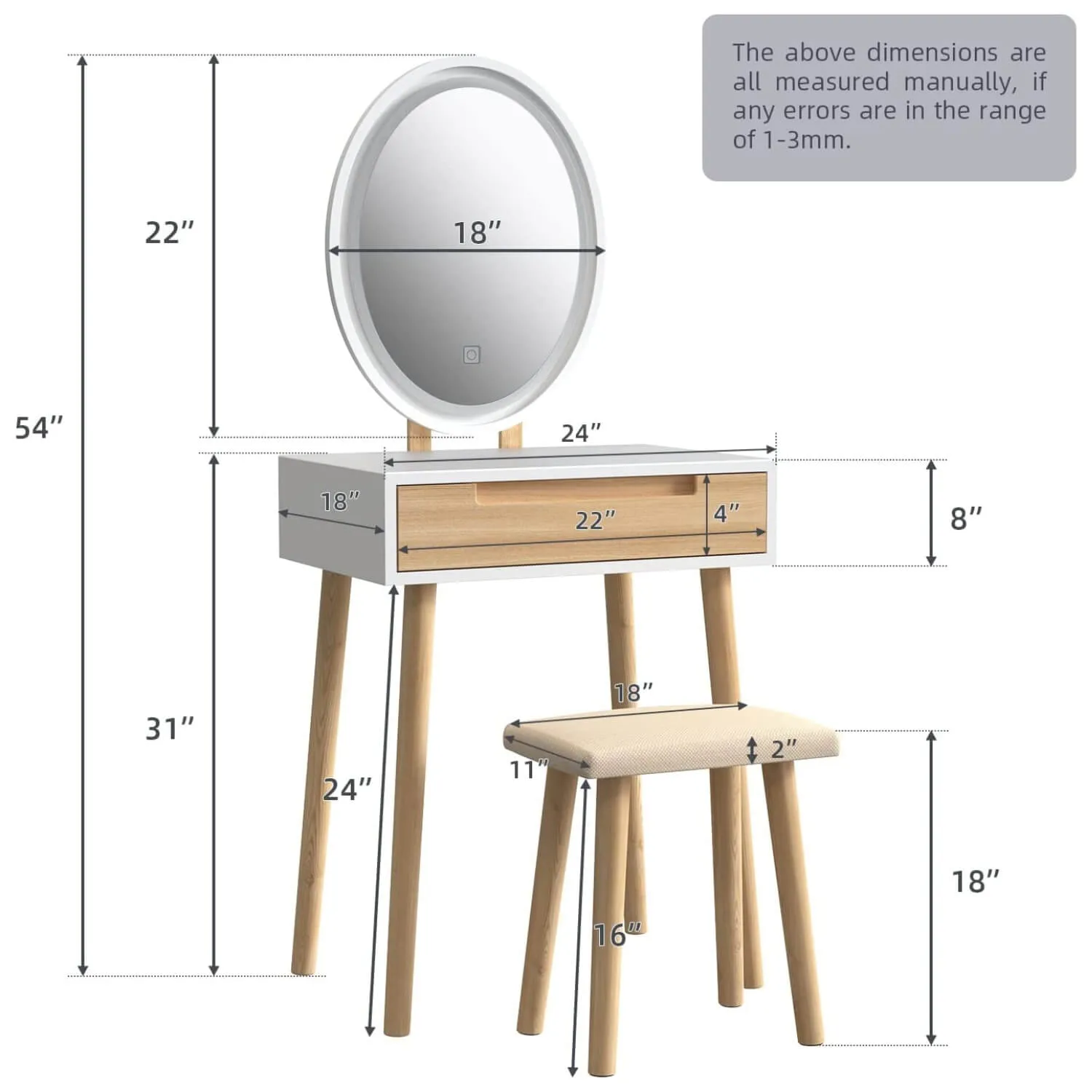 Makeup Vanity Table HW1151