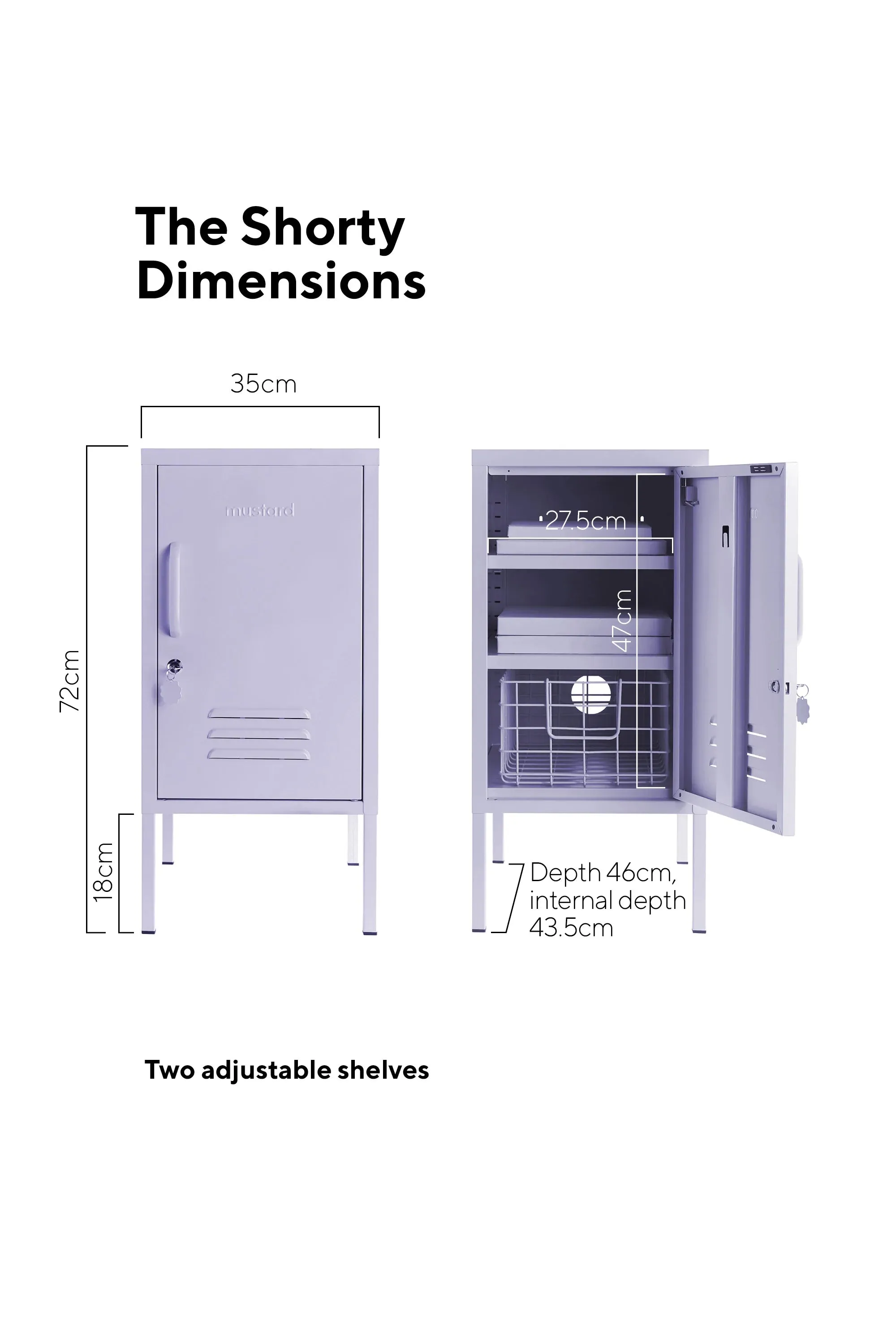 MUSTARD MADE LOCKER | The Shorty | Lilac