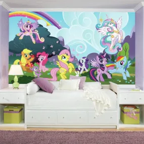 My Little Pony Ponyville XL Spray and Stick Wallpaper Mural