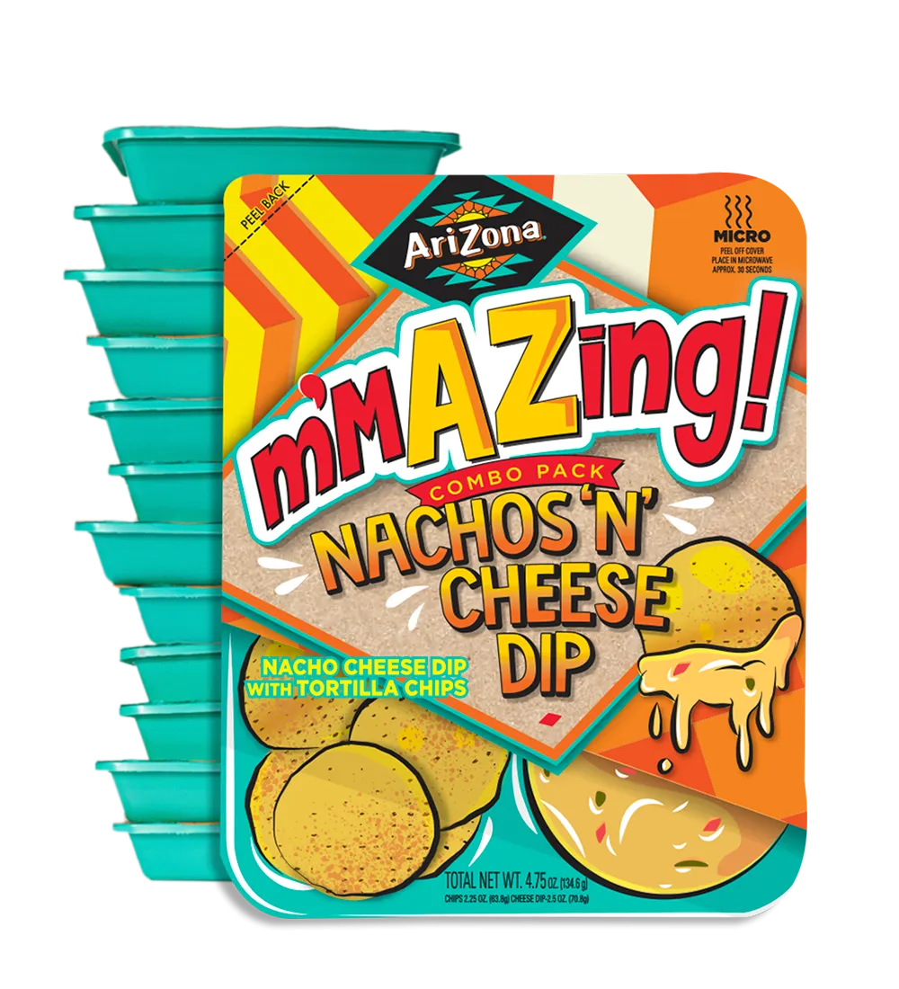 Nachos 'n' Cheese 12 Pack of 4.75oz Trays