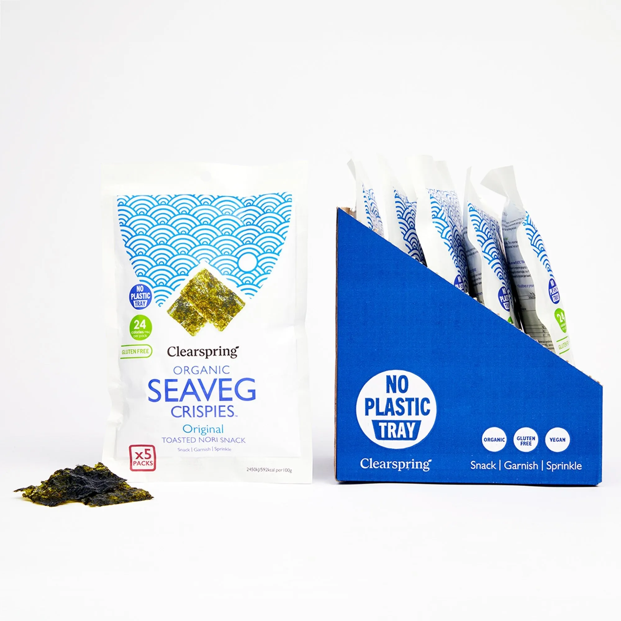 Organic Seaveg Crispies Multipack - Original (Crispy Seaweed Thins)