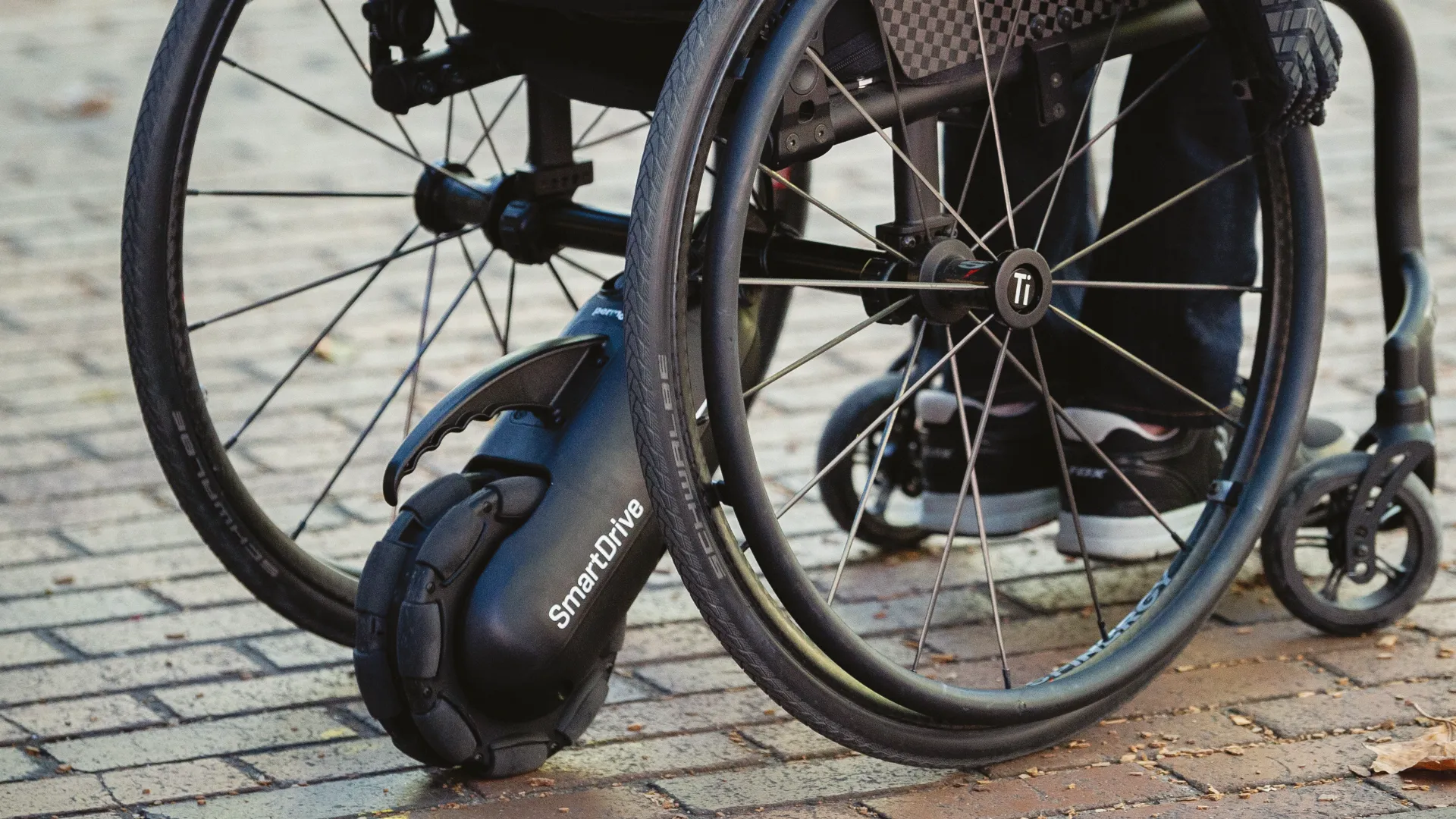 Permobil SmartDrive MX2  Power Assist Accessory for Manual Wheelchairs  | 80% Fewer Pushes!