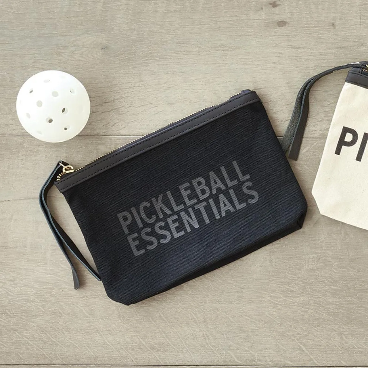 Pickleball Essentials Canvas Pouch