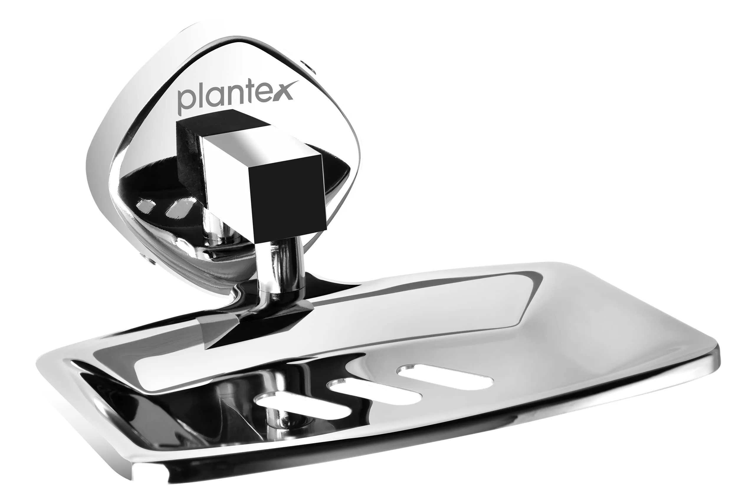 Plantex Maxx Stainless Steel Soap Holder for Bathroom/Soap Dish/Bathroom Soap Stand/Bathroom Accessories - (Square,Chrome)