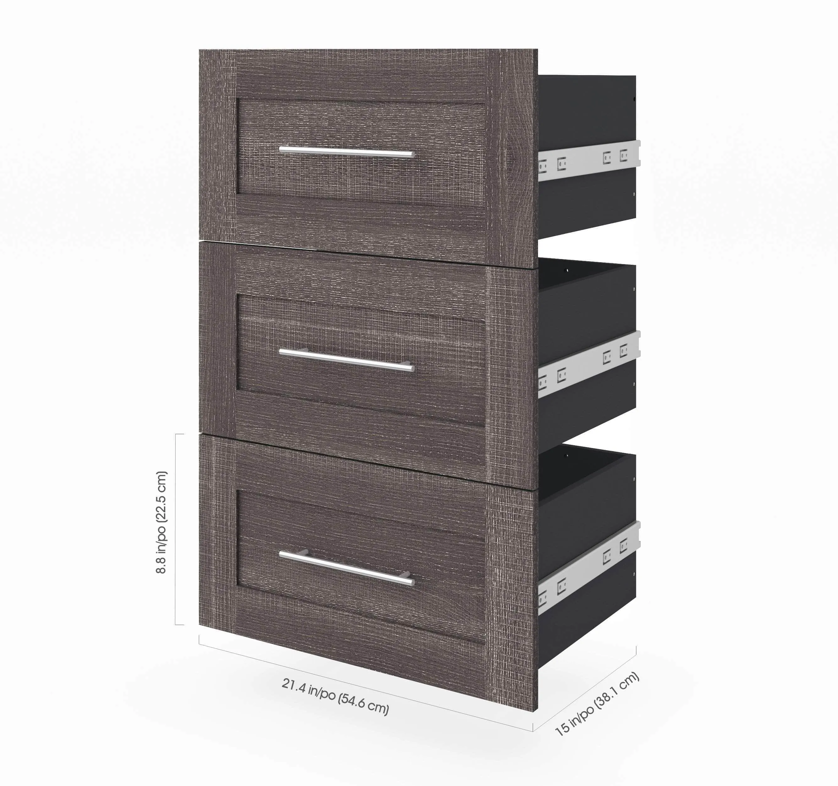 Pur Full Murphy Wall Bed and 1 Storage Unit with Drawers (84”) - Available in 7 Colours