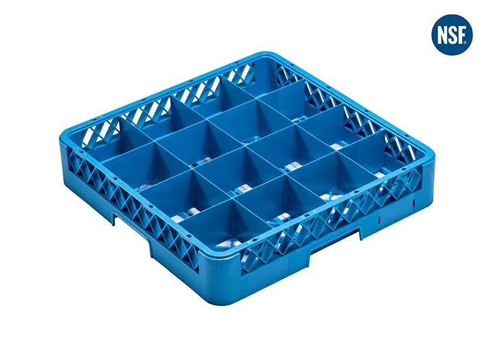 Rack, Base Blue 16 Compartment