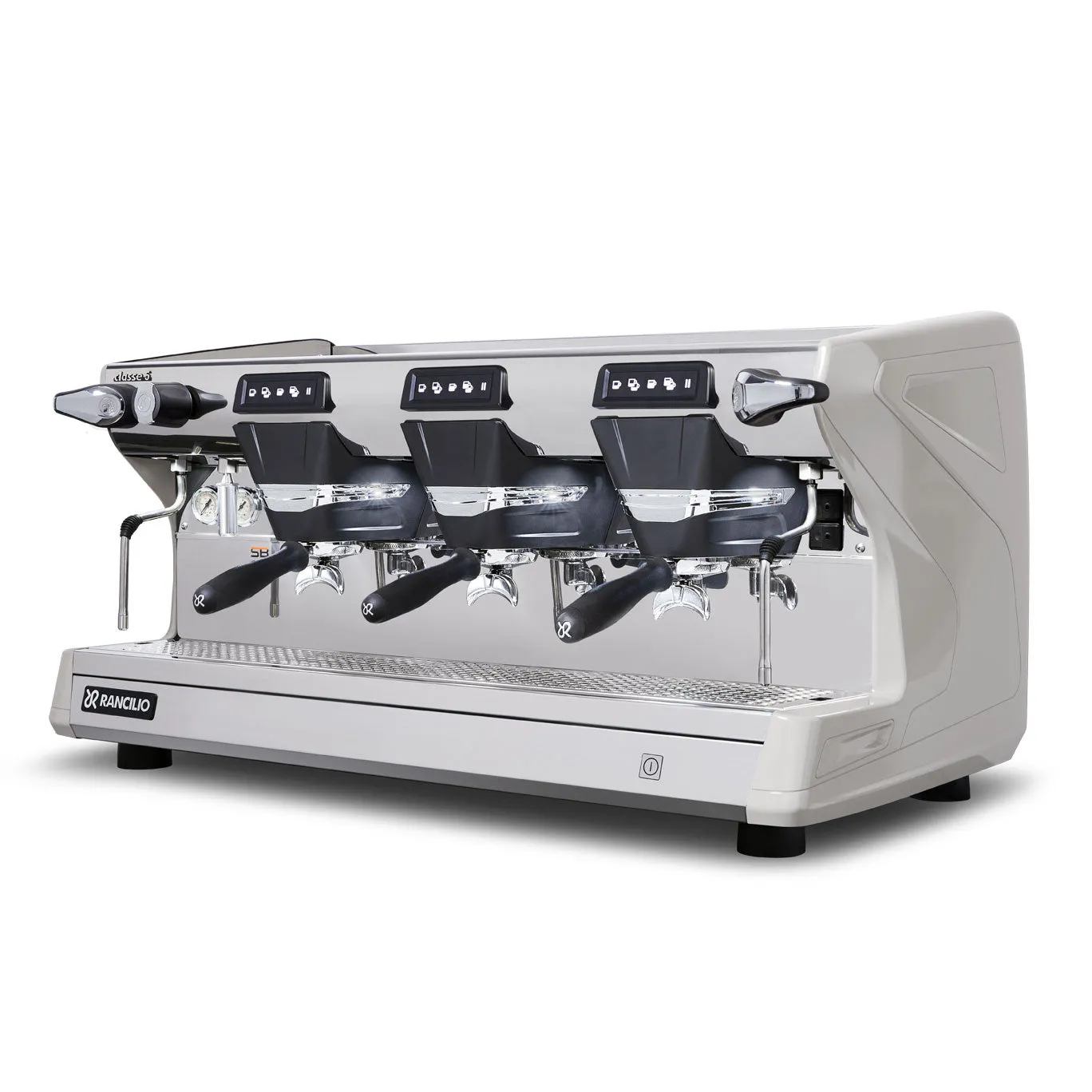 Rancilio Classe 5 USB 3 Group Volumetric Espresso Machine - Ice White