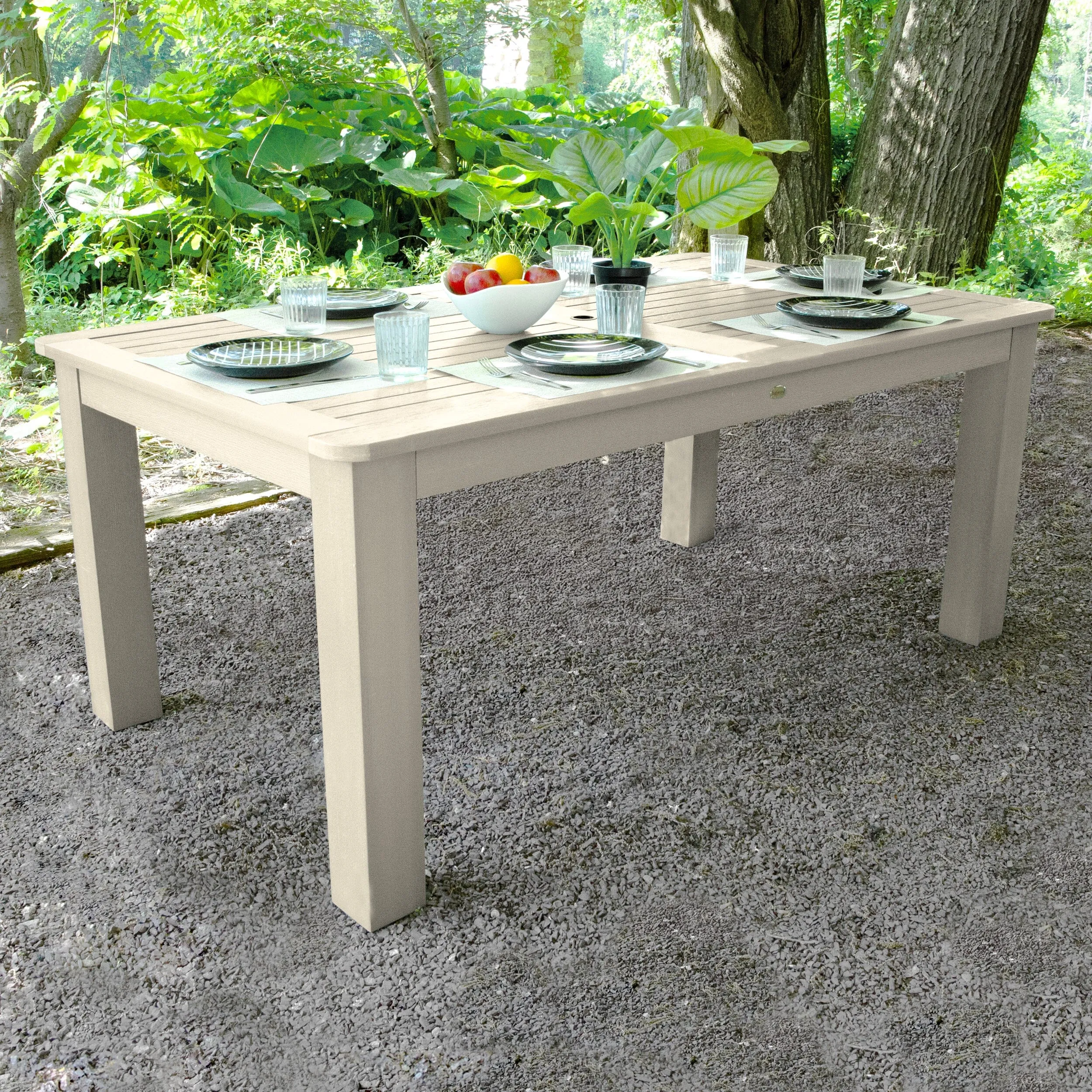 Rectangular 42in x 72in Outdoor Dining Table - Dining Height