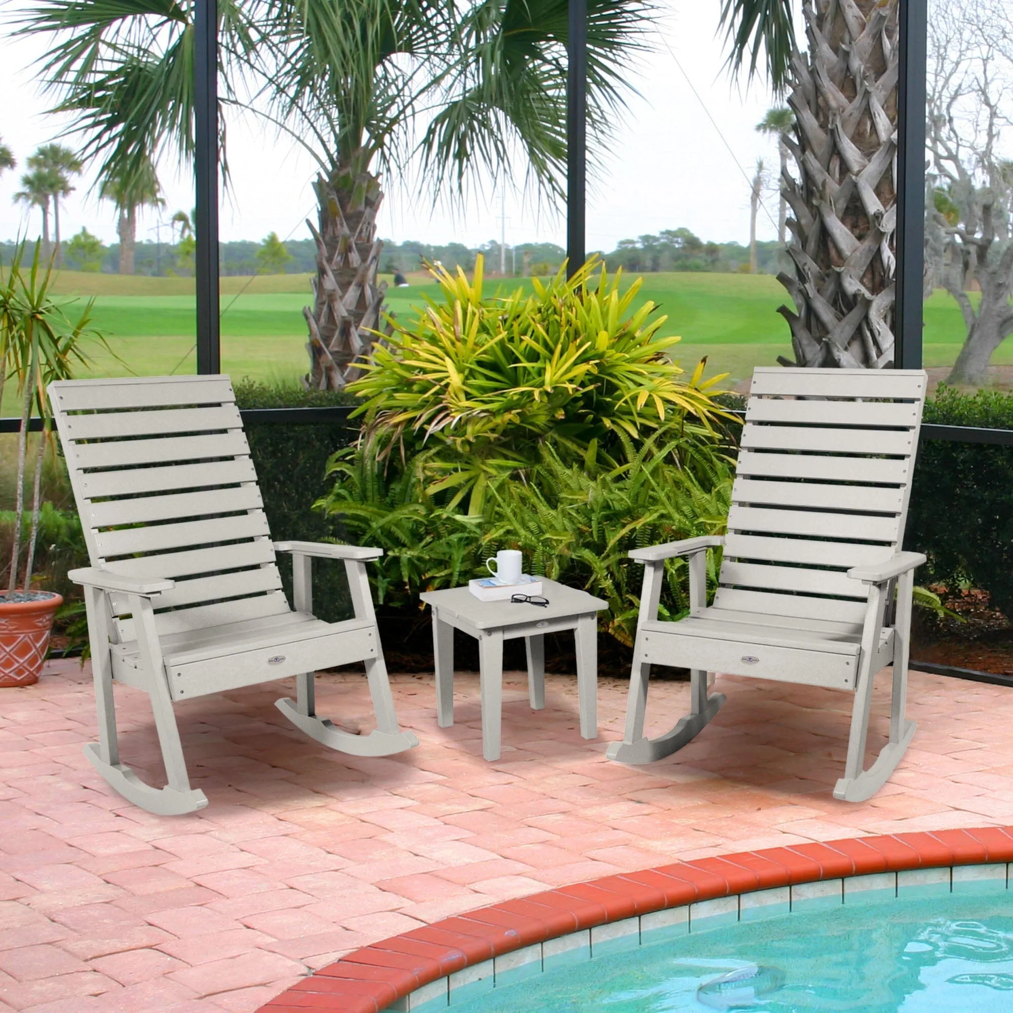 Riverside Rocking Chair and Side Table 3pc Set