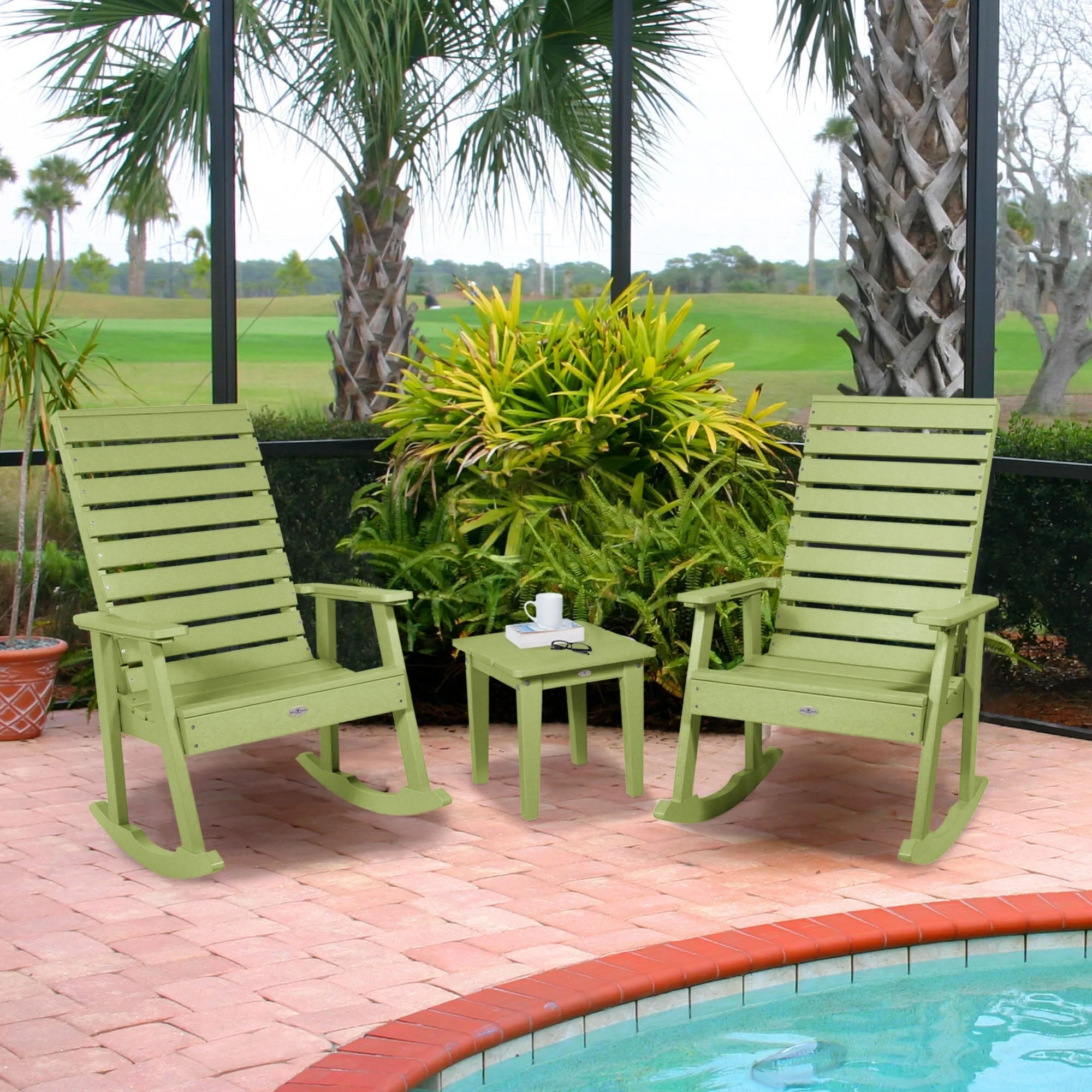 Riverside Rocking Chair and Side Table 3pc Set