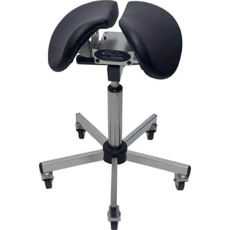 Salli Stainless Ergonomic Saddle Chair or Stool