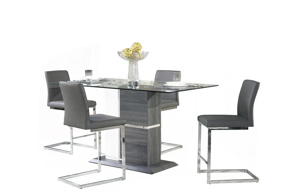 Shirelle Collection Counter Height Dining 5 Piece