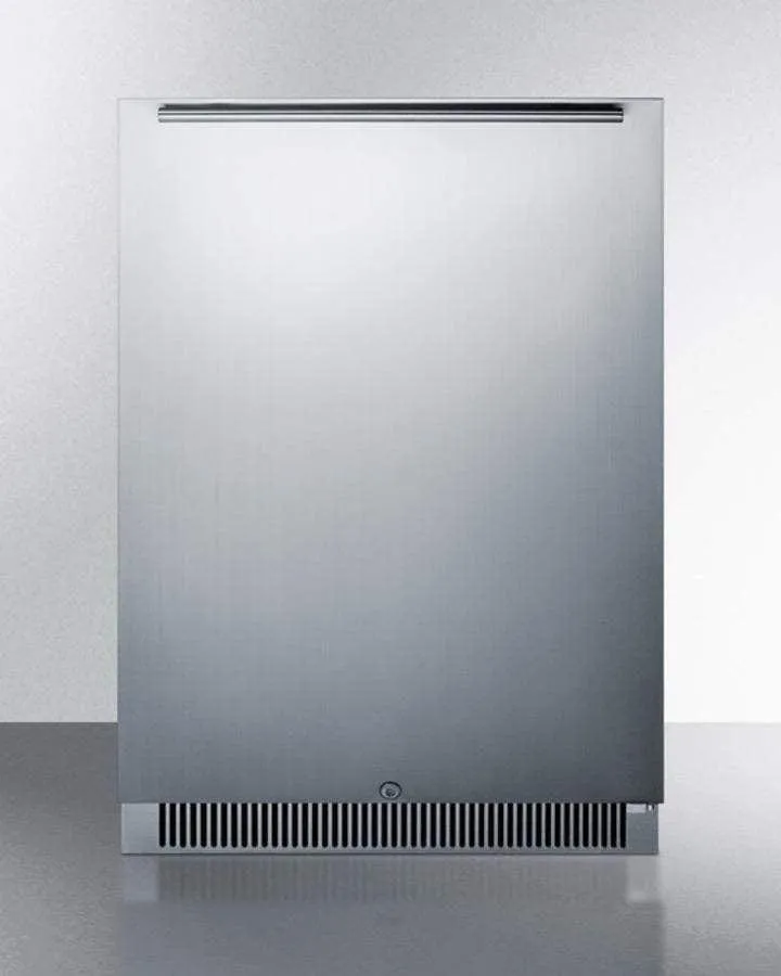 Summit 24" Wide Built-In Outdoor All-Refrigerator CL68ROS