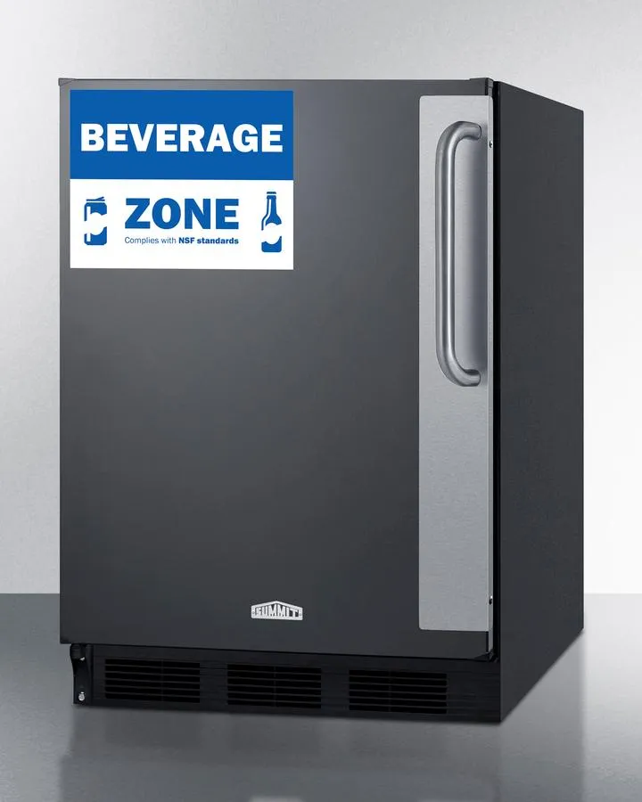 Summit FF6BK7BZADALHD 24" Wide All-refrigerator, ADA Height