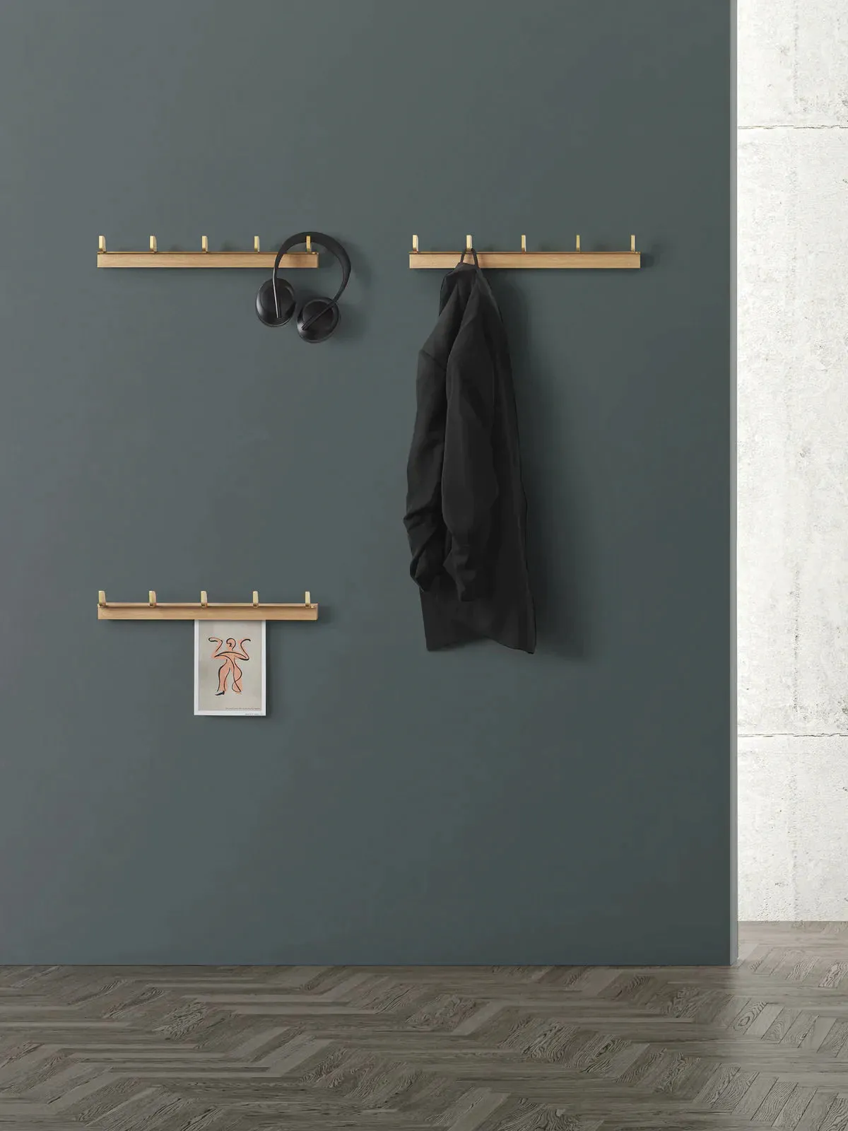 Tabula Coat Rack - Oak