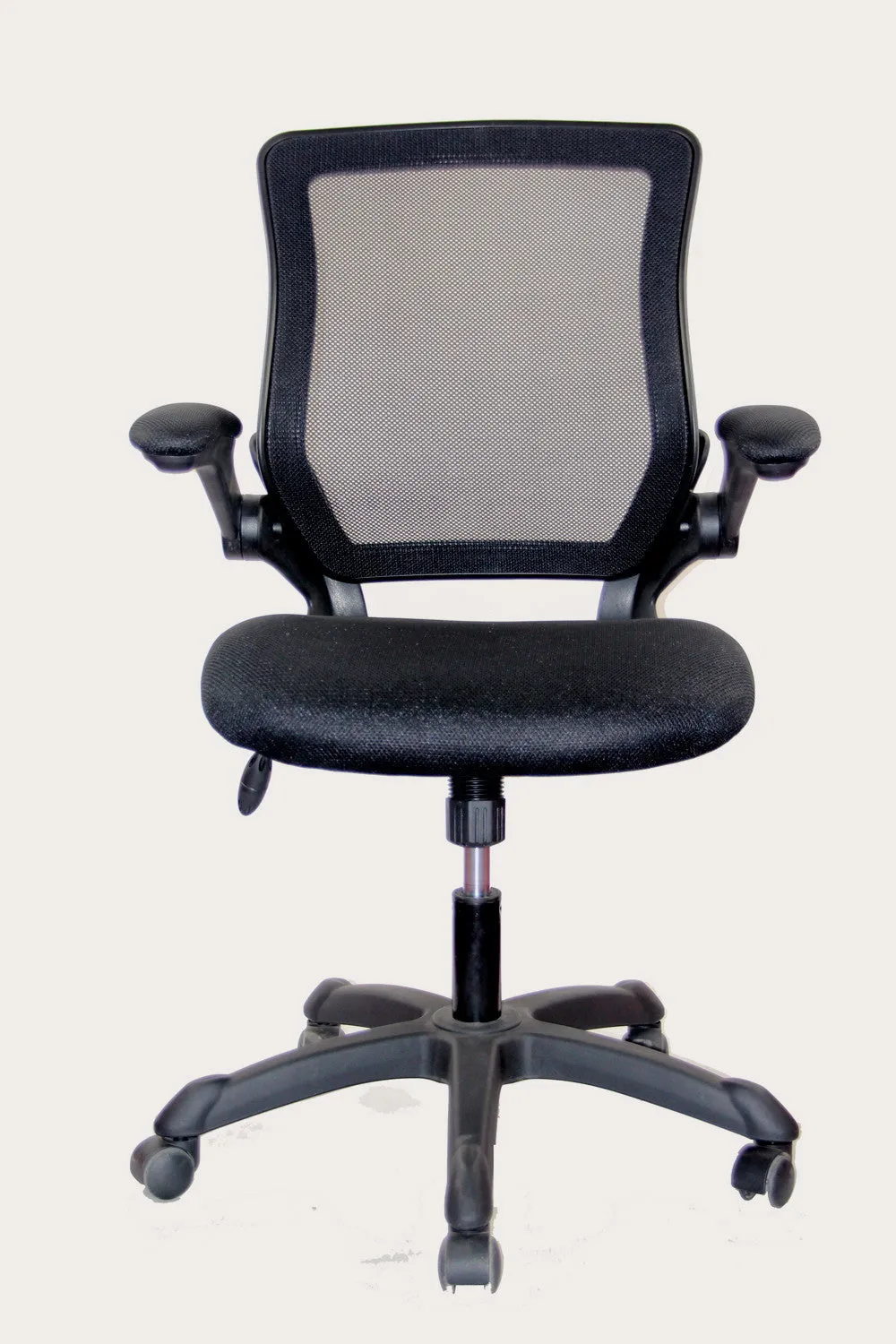 Techni Mobili Mesh Task Chair-Flip-Up Arms