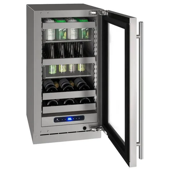 U-Line UHBV518SG41A Hbv518 18" Beverage Center With Stainless Frame Finish and Right-hand Hinge Door Swing and Lock (115 V/60 Hz)