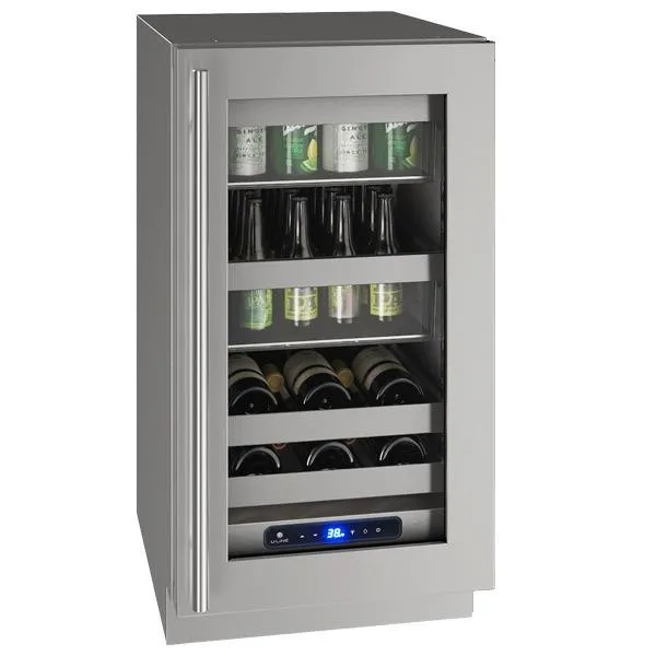 U-Line UHBV518SG41A Hbv518 18" Beverage Center With Stainless Frame Finish and Right-hand Hinge Door Swing and Lock (115 V/60 Hz)