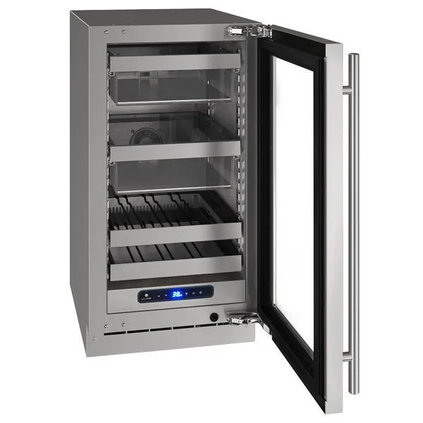 U-Line UHBV518SG41A Hbv518 18" Beverage Center With Stainless Frame Finish and Right-hand Hinge Door Swing and Lock (115 V/60 Hz)