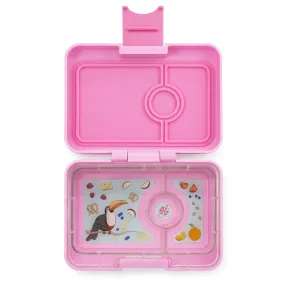 Yumbox Mini Snack Stardust Pink 3 Compartment Lunch Box