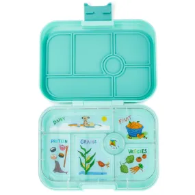 Yumbox Original Surf Green California Kids 6 Compartment Lunch Box