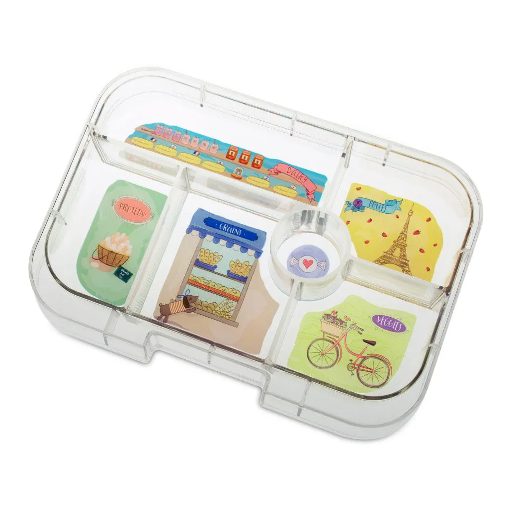 Yumbox Original with Paris Tray Bijoux Purple 6-Compartment Lunch Box