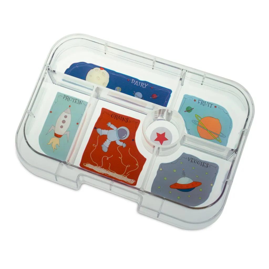 Yumbox Original with Rocket Tray Neptune Blue 6-Compartment Lunch Box