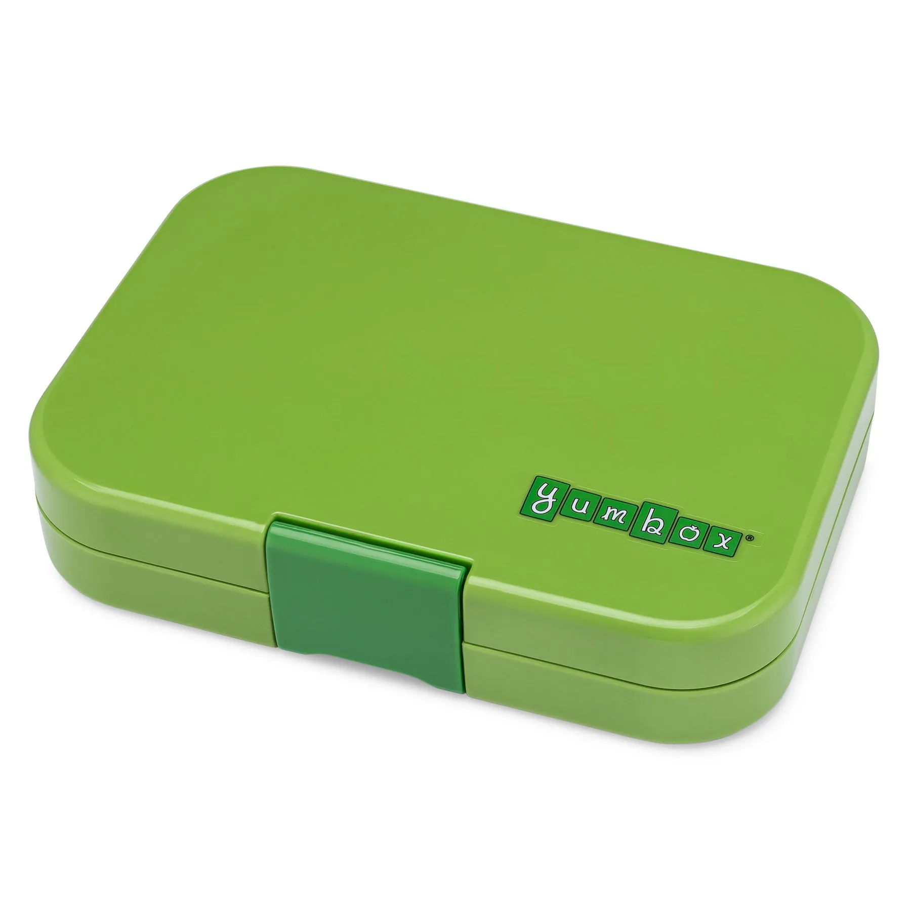 Yumbox Panino - 4 Compartment Lunch Box - Matcha Green Race Cars