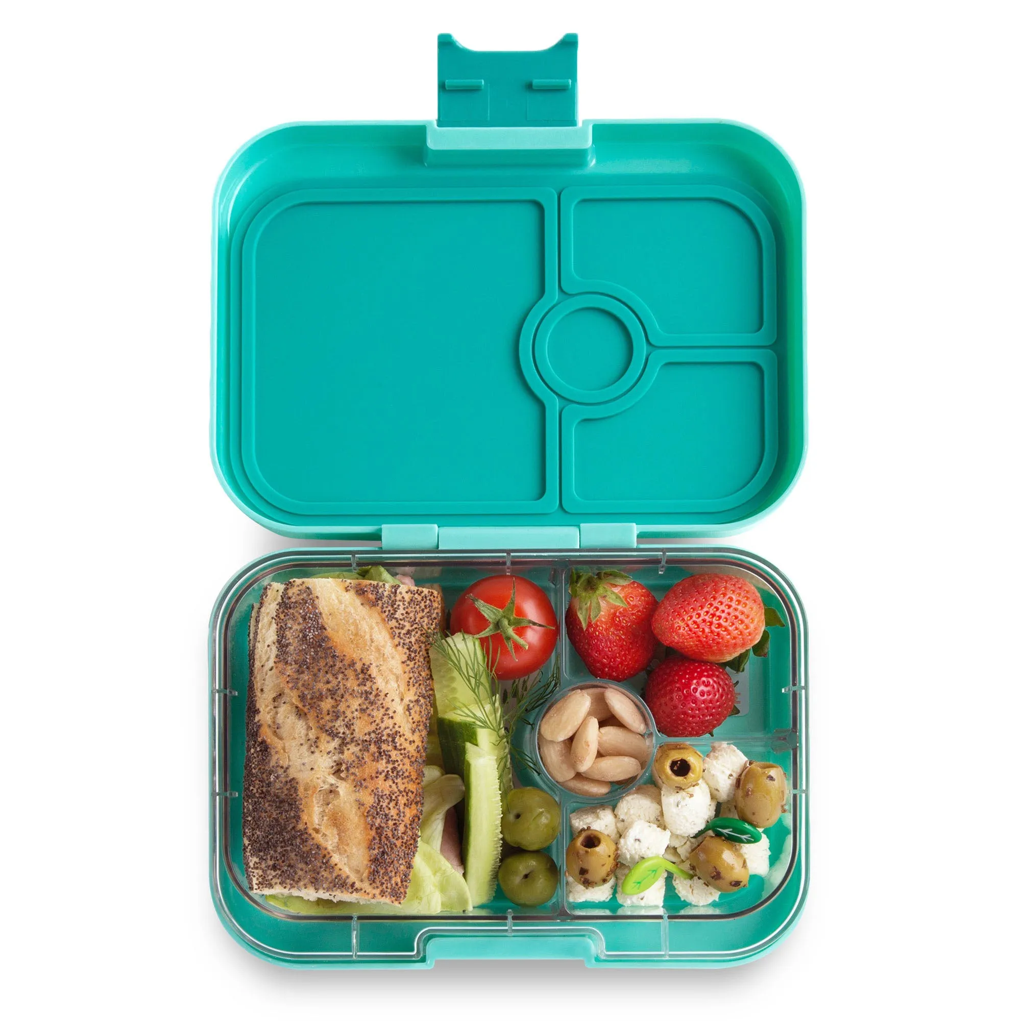 Yumbox Panino Surf Green Vintage California 4 Compartment Lunch Box