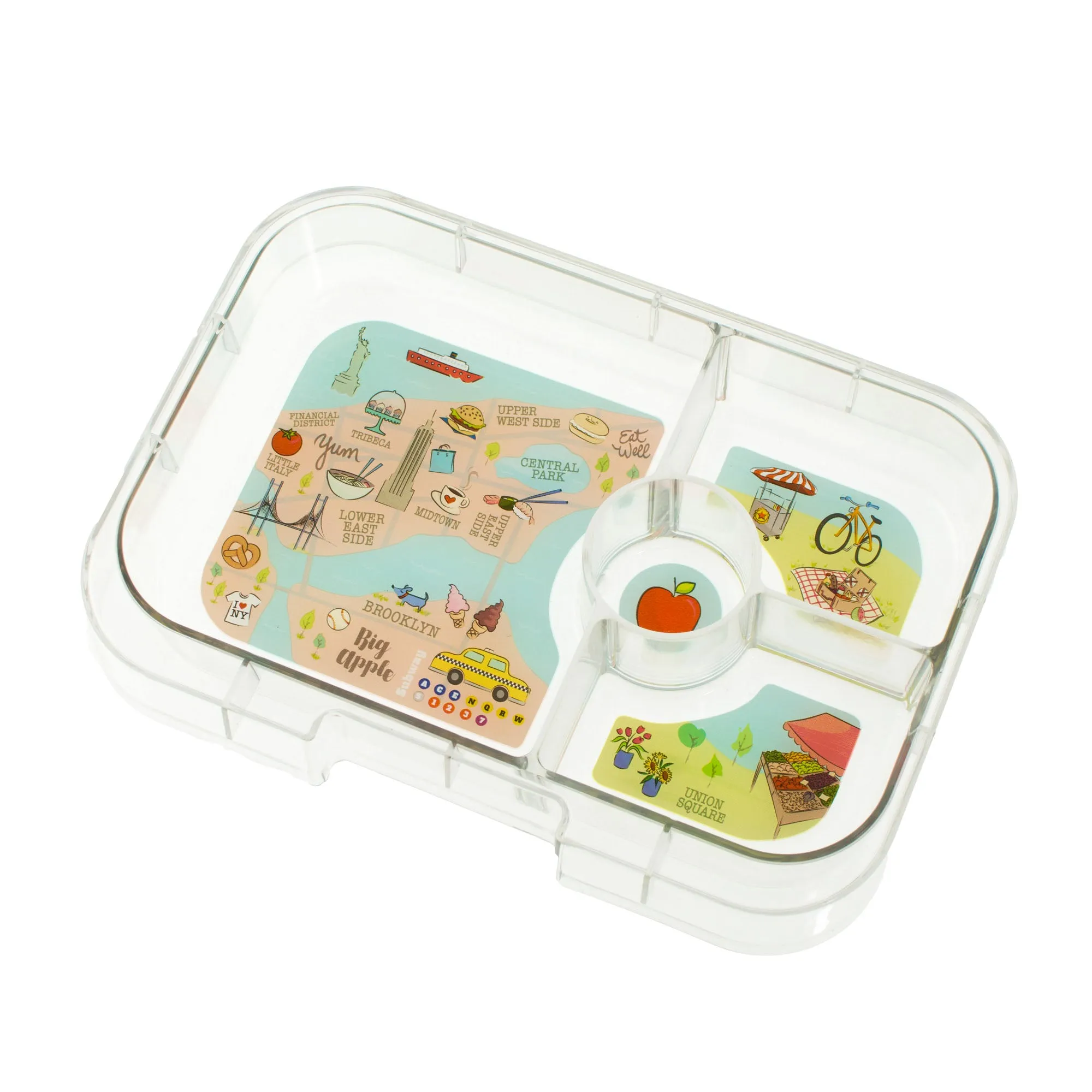 Yumbox Panino Tribeca Pink NYC 4 Compartment Lunch Box