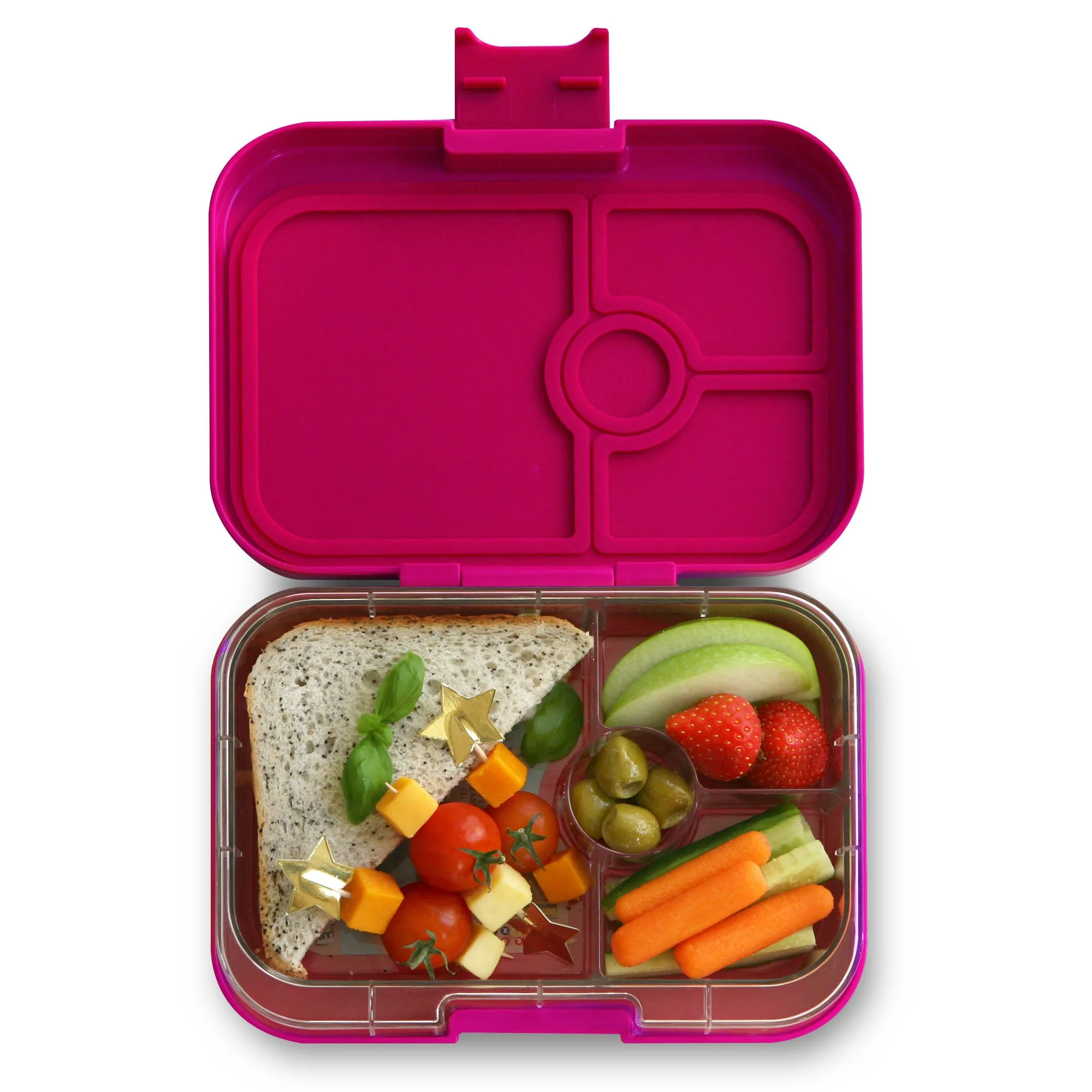 Yumbox Panino Tribeca Pink NYC 4 Compartment Lunch Box