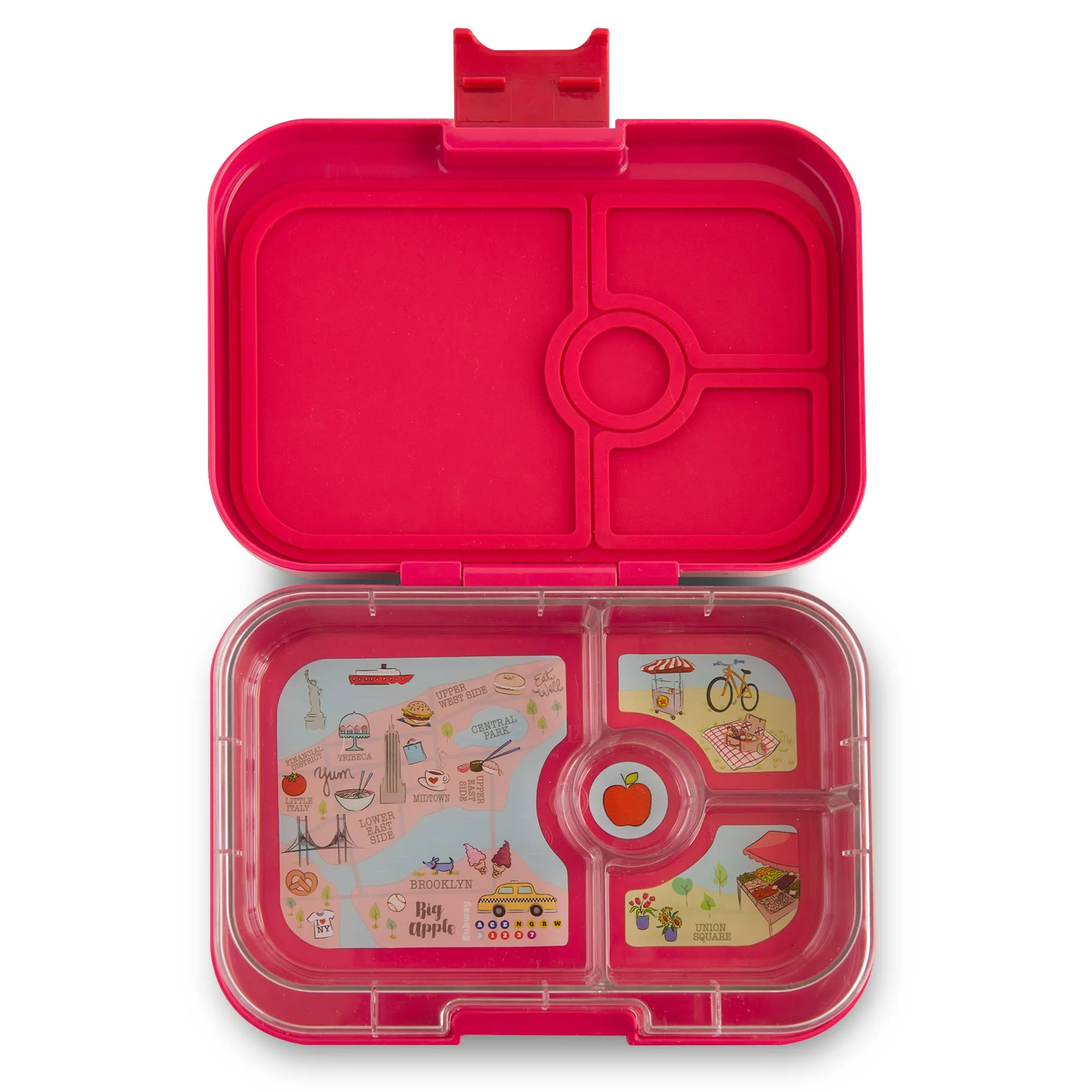 Yumbox Panino Tribeca Pink NYC 4 Compartment Lunch Box